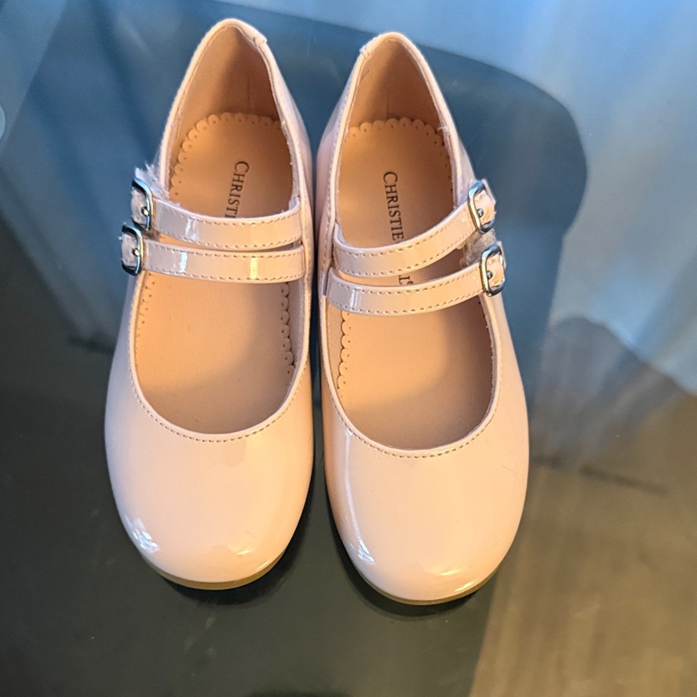 Christie & Jill Blush Pink Mary Jane Dress Shoes for Kids